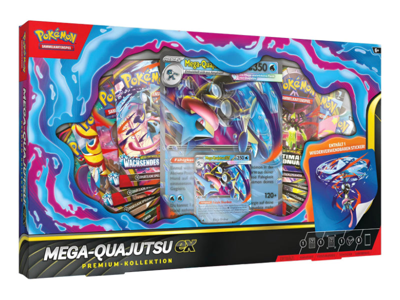 Pokemon Mega-Quajutsu ex Premium Kollektion Box - DE