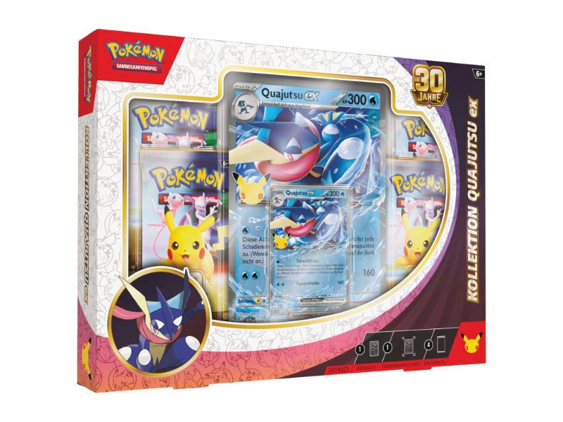 Pokemon 30th Celebrations Quajutsu-ex Kollektion Box - DE - Box Collection Sets - BattleofCards