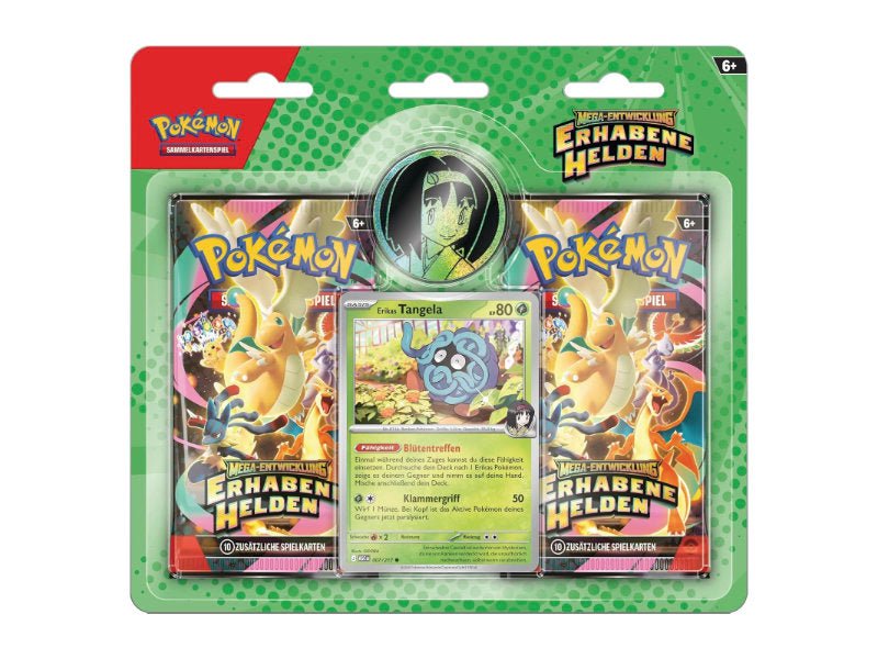 Pokemon Erhabene Helden 2 - Pack Blister (Erikas Tangela) - DE - Box Collection Sets - BattleofCards