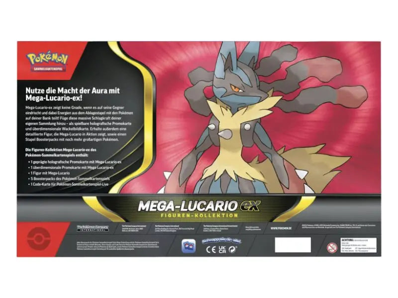 Pokemon Mega Lucario ex Figuren Kollektion Box - DE - Box Collection Sets - BattleofCards