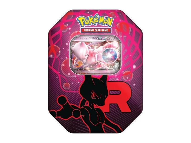 Pokemon Team Rocket's Mewtwo ex Tin Box - EN - Tin Box - BattleofCards