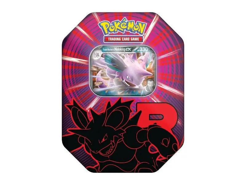 Pokemon Team Rocket's Nidoking ex Tin Box - EN - Tin Box - BattleofCards