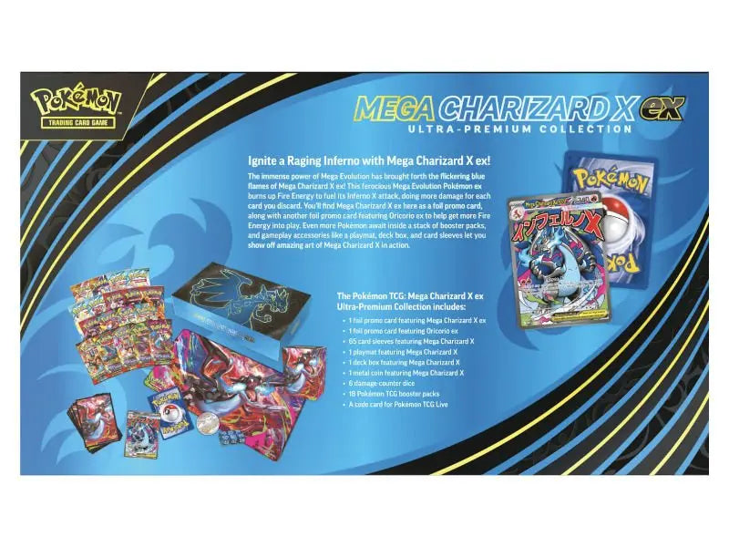 Pokemon Ultra Premium Collection Mega - Charizard X - ex - EN - Box Collection Sets - BattleofCards