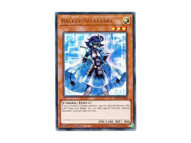 Backup Secretary GFTP - EN088 - Ultra Rare - Einzelkarten Yu - Gi - Oh! - BattleofCards