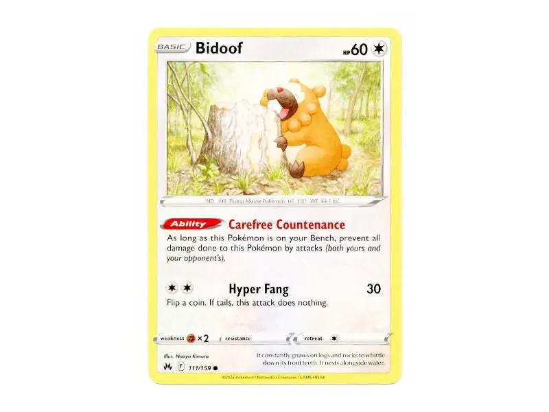 Bidoof 111/159 - Common - Einzelkarten - BattleofCards