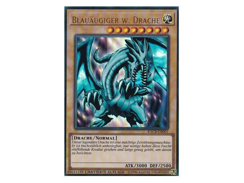 Blauäugiger weißer Drache (Ultra Rare) - KACB-DE001 - BattleofCards