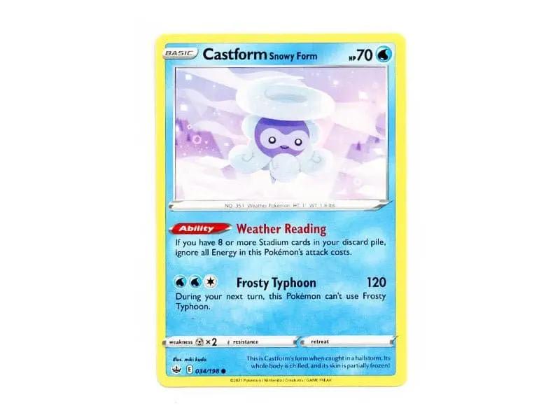 Castform Snowy Form 034/198 - Common - Einzelkarten - BattleofCards