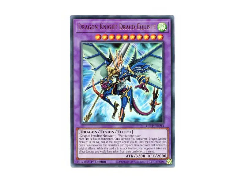 Dragon Knight Draco - Equiste GFTP - EN093 - Ultra Rare - Einzelkarten Yu - Gi - Oh! - BattleofCards