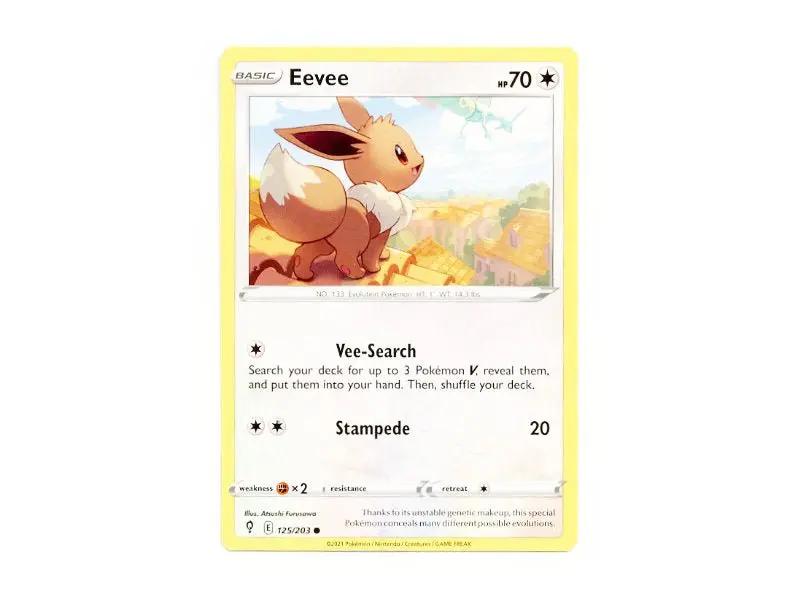 Eevee 125/203 - Common - Einzelkarten - BattleofCards