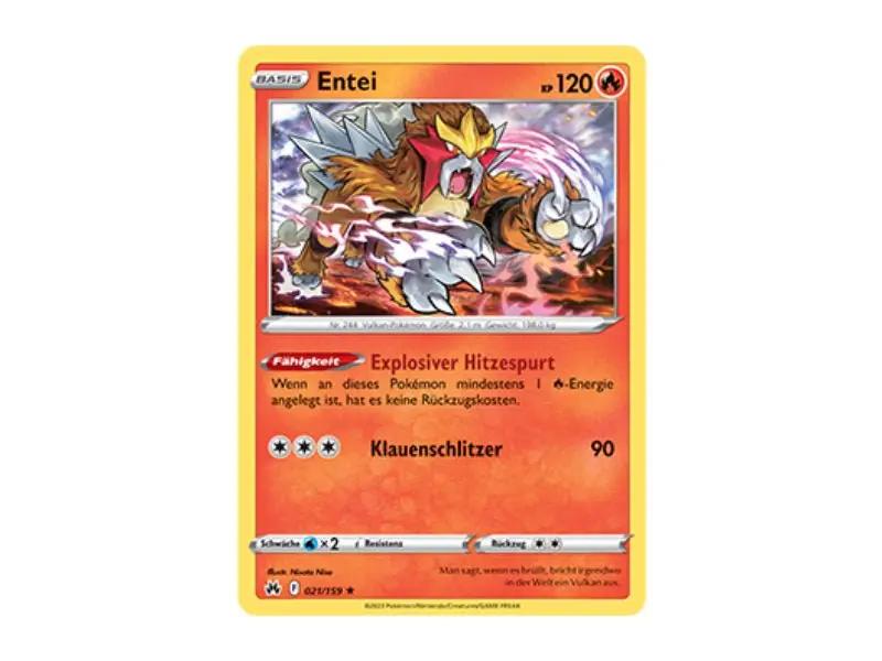 Entei 021/159 - Rare - Einzelkarten - BattleofCards