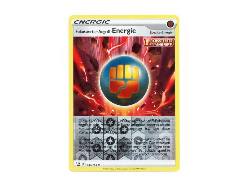 Fokussierter - Angriff - Energie 141/264 - Reverse Holo - Einzelkarten - BattleofCards