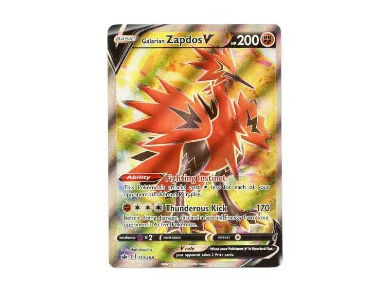 Galarian Zapdos V 173/198 FULLART - Einzelkarten - BattleofCards