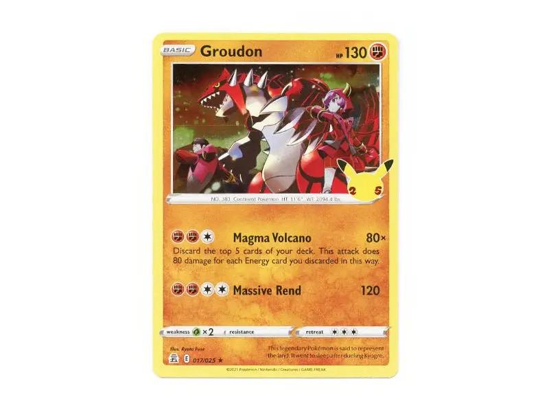 Groudon 017/025 - Holo Rare - Einzelkarten - BattleofCards