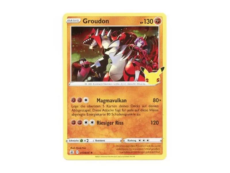 Groudon 017/025 - Holo Rare - DE - Einzelkarten - BattleofCards