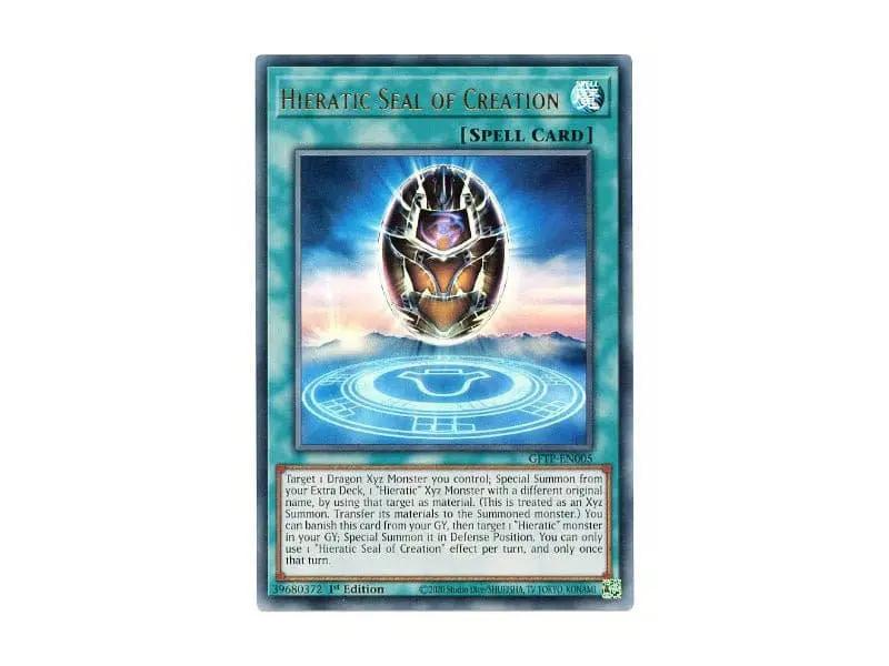Hieratic Seal of Creation GFTP - EN005 - Ultra Rare - Einzelkarten Yu - Gi - Oh! - BattleofCards