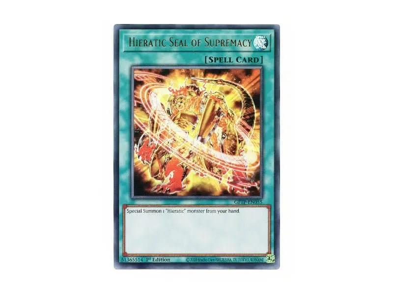 Hieratic Seal of Supremacy GFTP - EN055 - Ultra Rare - Einzelkarten Yu - Gi - Oh! - BattleofCards