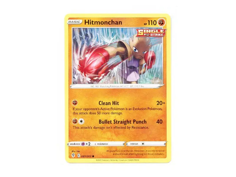 Hitmonchan 081/203 - Common - Einzelkarten - BattleofCards