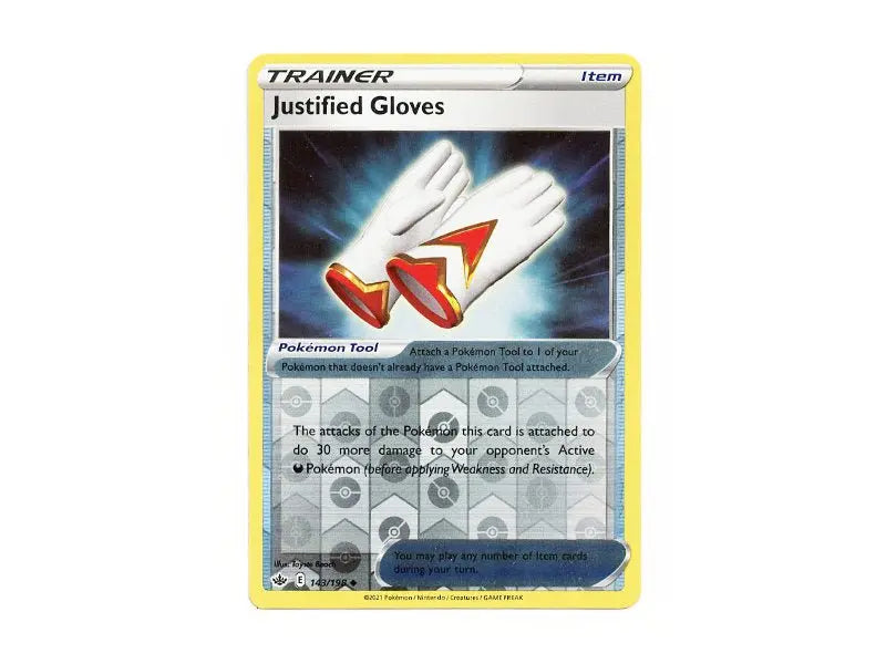 Justified Gloves 143/198 - Reverse Holo - Einzelkarten - BattleofCards