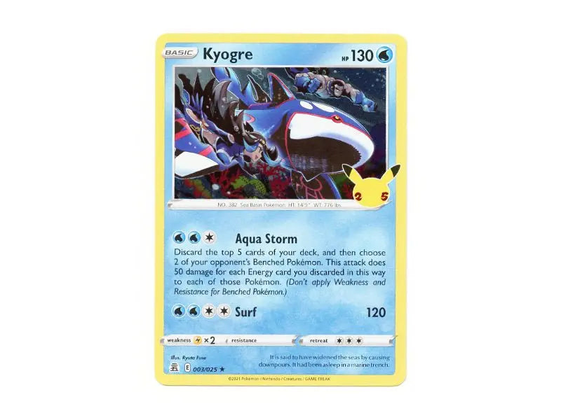 Kyogre 003/025 - Holo Rare - Einzelkarten - BattleofCards