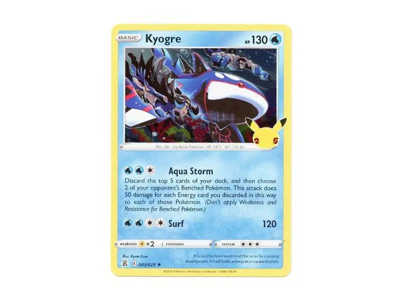 Kyogre 003/025 - Holo Rare - Einzelkarten - BattleofCards