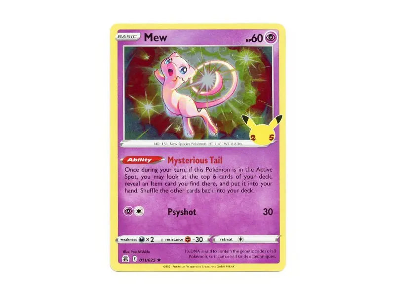 Mew 011/025 - Holo Rare - Einzelkarten - BattleofCards