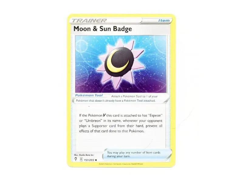 Moon & Sun Badge 151/203 - Common - Einzelkarten - BattleofCards