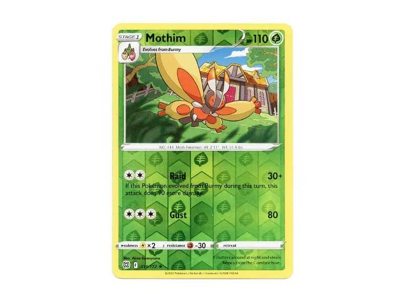Mothim 011/172 - Reverse Holo - BattleofCards