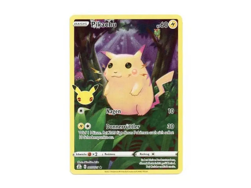 Pikachu 005/025 - Ultra Rare - DE - Einzelkarten - BattleofCards