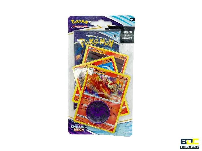 Pokemon Chilling Reign Premium Checklane Blister (Blaziken) - EN - BattleofCards
