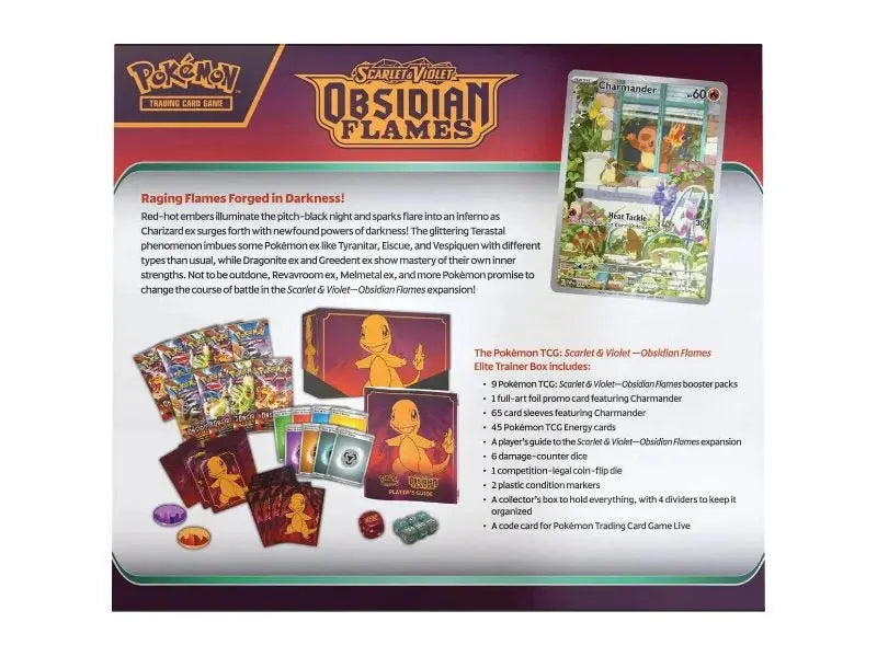 Pokémon Obsidian Flames Elite Trainer Box - EN - Elite Trainer Box - BattleofCards