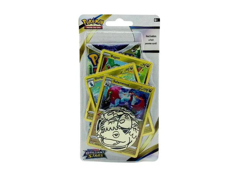 Pokémon Sword & Shield Brilliant Stars Salamence Premium Checklane Blister - EN - BattleofCards