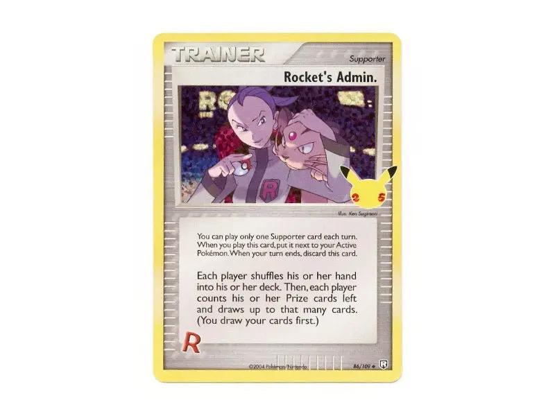 Rocket's Admin 86/109 - Uncommon - Einzelkarten - BattleofCards
