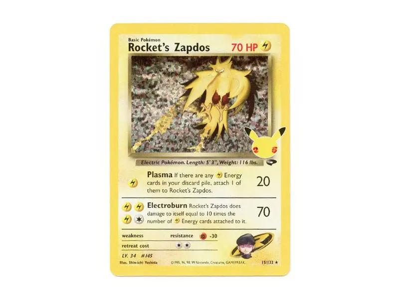 Rocket's Zapdos 15/132 - Holo Rare - Einzelkarten - BattleofCards