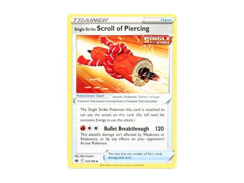 Single Strike Scroll of Piercing 154/198 - Common - Einzelkarten - BattleofCards