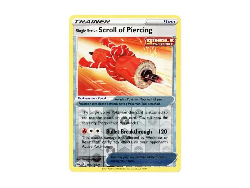 Single Strike Scroll of Piercing 154/198 - Reverse Holo - Einzelkarten - BattleofCards