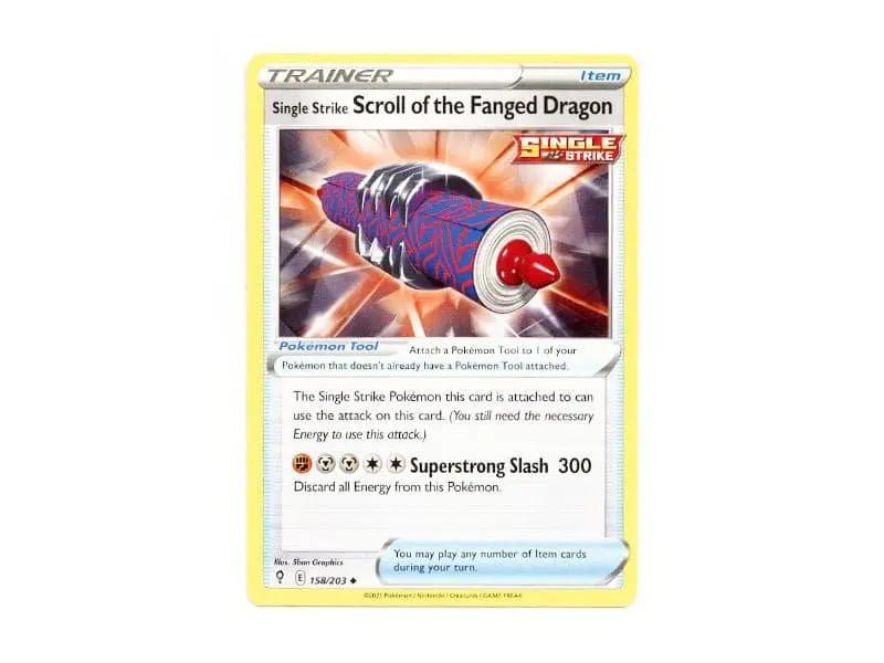 Single Strike Scroll of the Fanged Dragon 158/203 - Common - Einzelkarten - BattleofCards