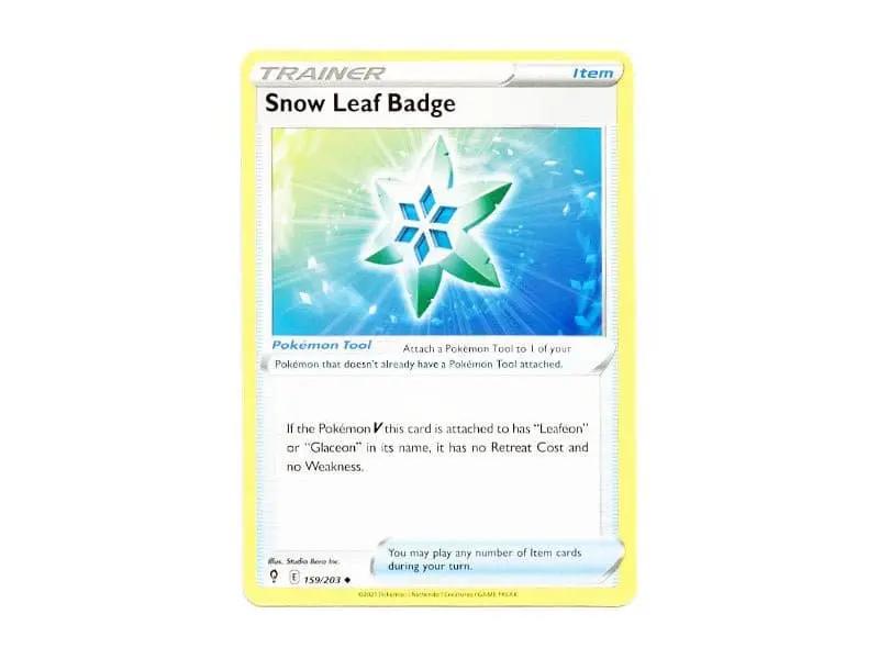Snow Leaf Badge 159/203 - Common - Einzelkarten - BattleofCards