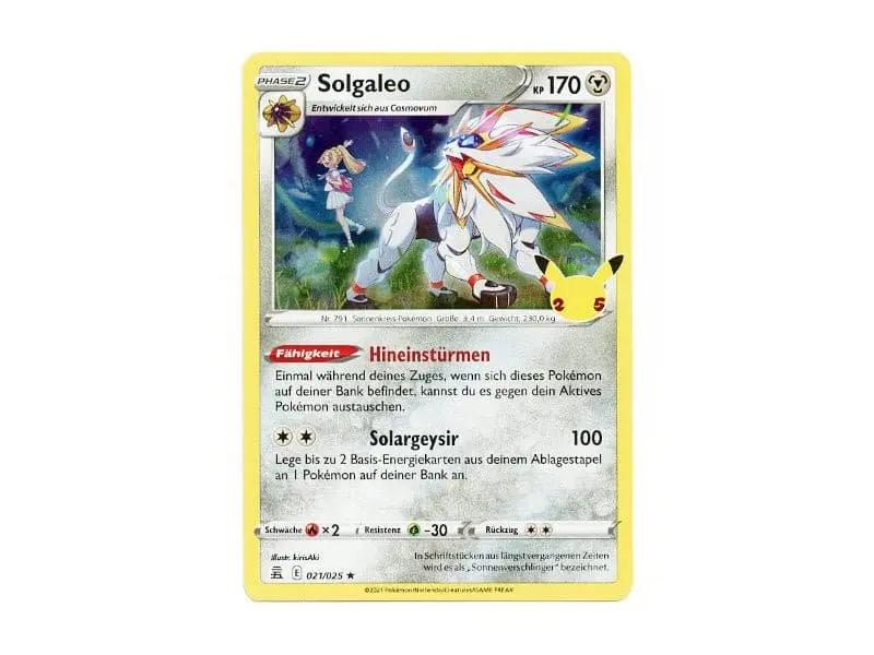 Solgaleo 021/025 - Holo Rare - DE - Einzelkarten - BattleofCards
