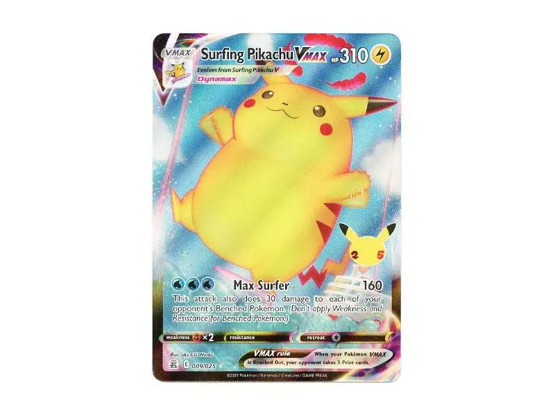 Surfing Pikachu VMax 009/025 - Ultra Rare - Einzelkarten - BattleofCards
