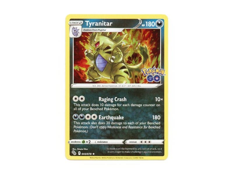 Tyranitar 043/078 - Holo Rare - Einzelkarten - BattleofCards