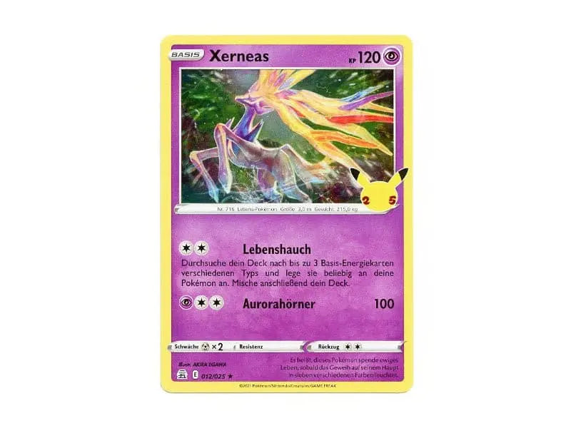 Xerneas 012/025 - Holo Rare - DE - Einzelkarten - BattleofCards