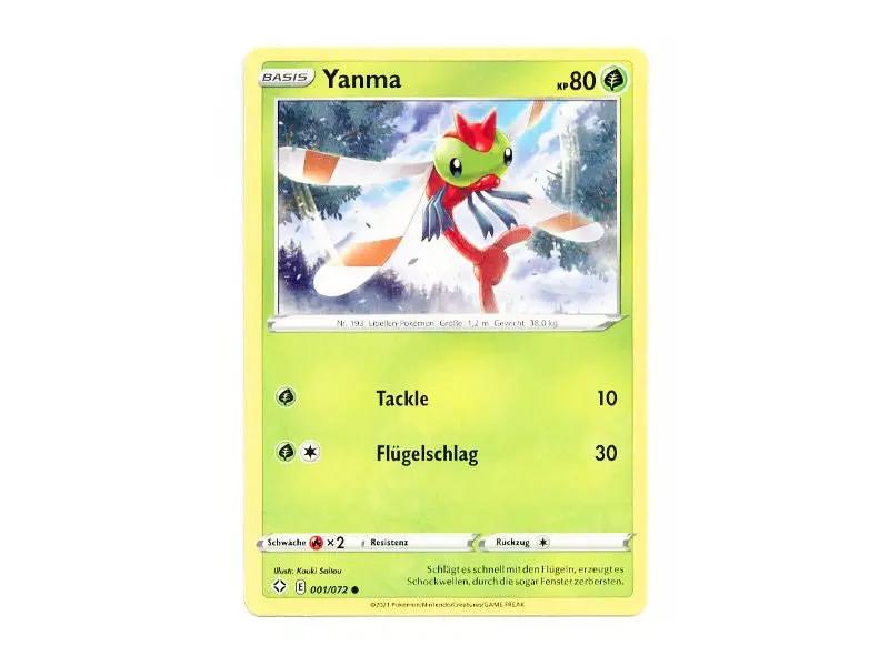 Yanma 001/072 - Common - DE - Einzelkarten - BattleofCards