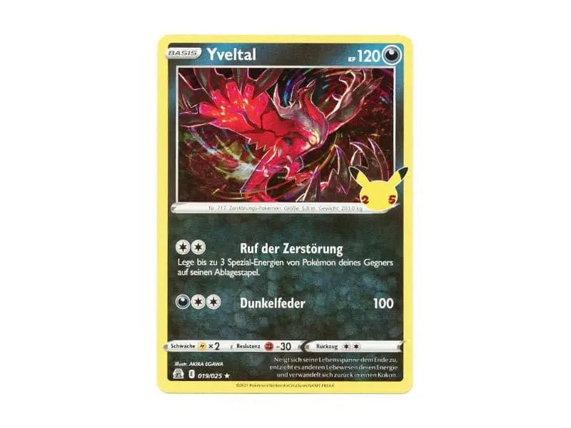 Yveltal 019/025 - Holo Rare - DE - Einzelkarten - BattleofCards