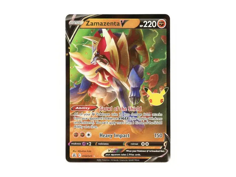 Zamazenta V 018/025 - Ultra Rare - Einzelkarten - BattleofCards