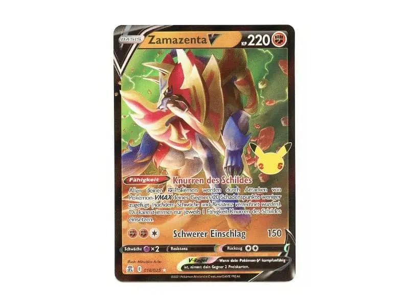 Zamazenta V 018/025 - Ultra Rare - DE - Einzelkarten - BattleofCards