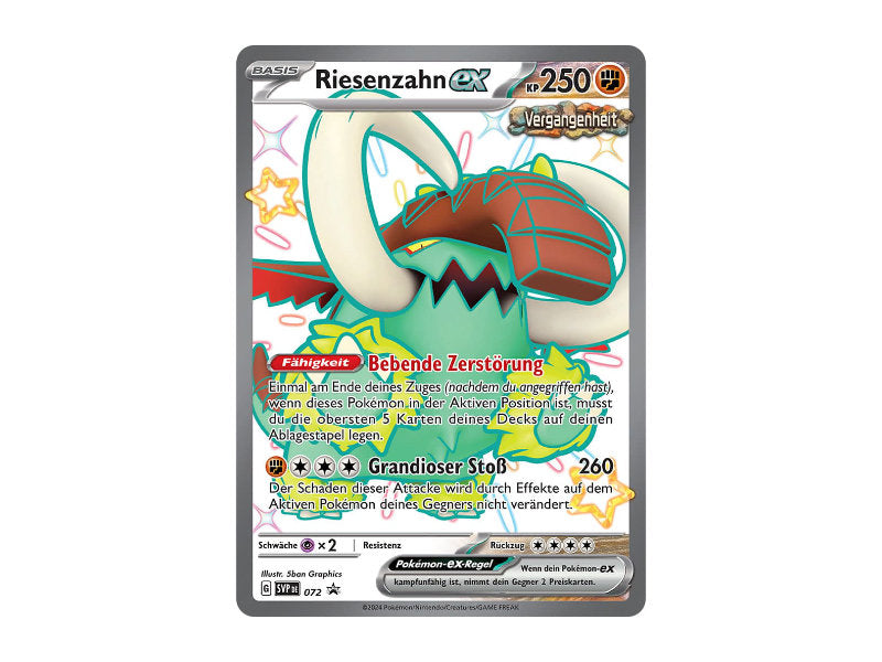 Pokemon Riesenzahn ex Tin Box - DE