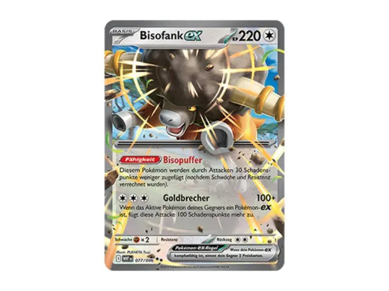 Bisofank ex 077/086 - Double Rare - Einzelkarten - BattleofCards