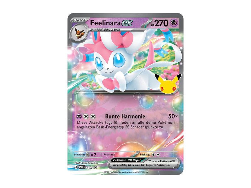 Pokemon 30th Celebrations Feelinara-ex Tin Box - DE - Tin Box - BattleofCards