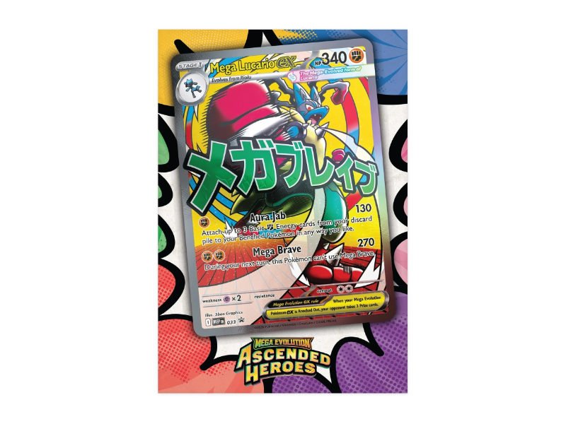 Pokemon Ascended Heroes Premium Poster Kollektion Box (Lucario) - EN - Box Collection Sets - BattleofCards