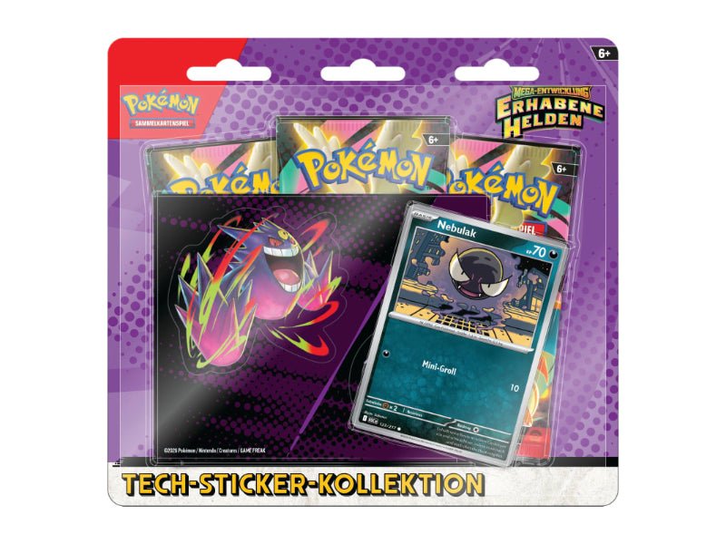 Pokemon Erhabene Helden Tech Sticker Kollektion (Nebulak) - DE - Box Collection Sets - BattleofCards
